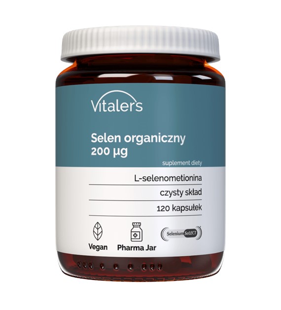 Vitaler's Organic Selenium 200 mcg - 120 Capsules