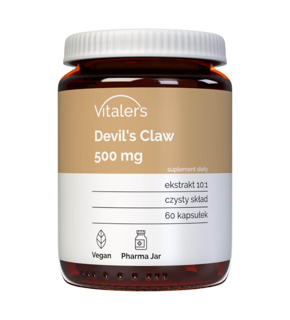 Vitaler's Devil's Claw 500 mg - 60 Capsules