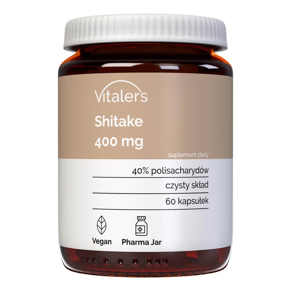 Vitaler's Shiitake 400 mg - 60 kapslí