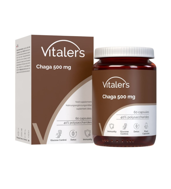Vitaler's Chaga 500 mg - 60 Capsules
