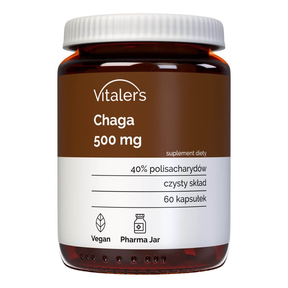 Vitaler's Chaga 500 mg - 60 Capsules