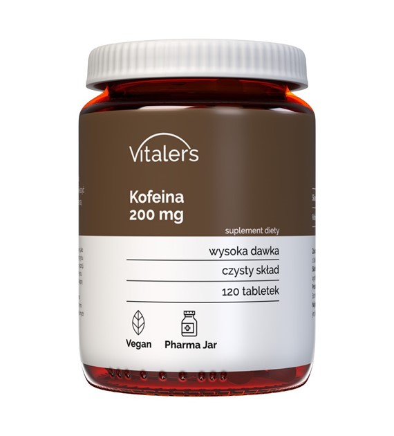Vitaler's Caffeine 200 mg - 120 Tablets