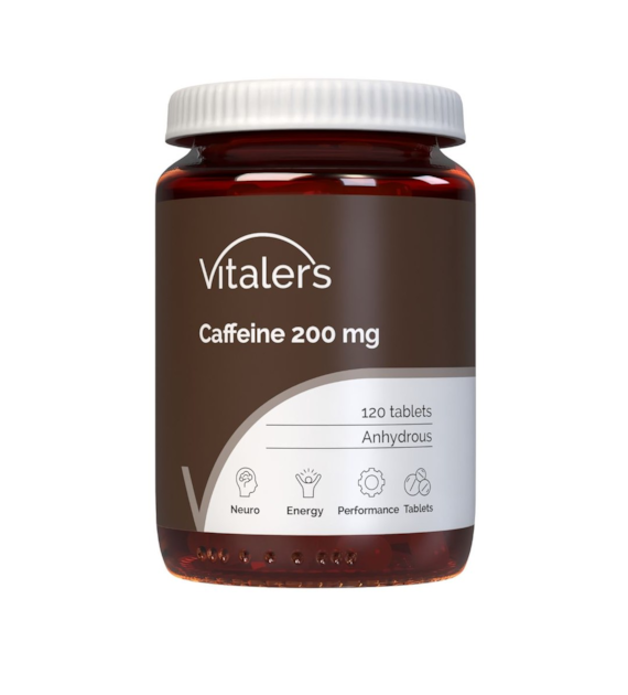 Vitaler's Caffeine 200 mg - 120 Tablets