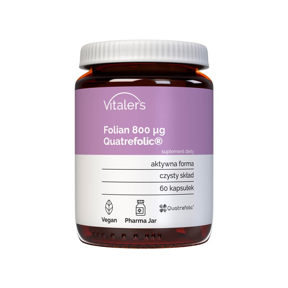 Vitalers - Folian Quatrefolic 800mcg 60 kaps