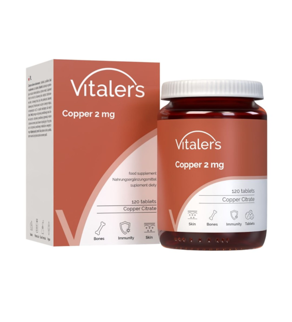 Vitaler's Copper 2 mg - 120 Tablets
