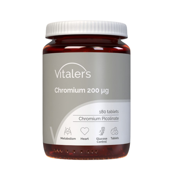 Vitaler's Chromium 200 mcg - 180 Tablets