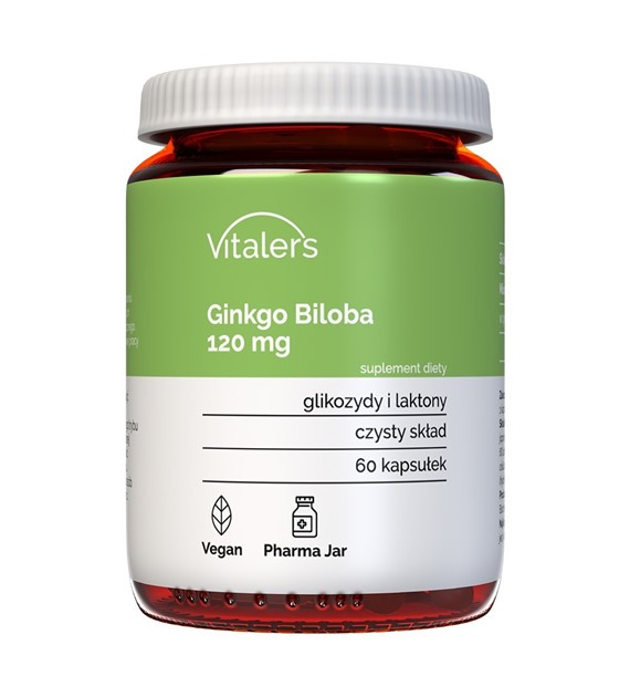 Vitalers - Ginkgo Biloba 120 mg 60 kaps