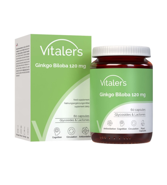 Vitaler's Ginkgo Biloba 120 mg - 60 Capsules