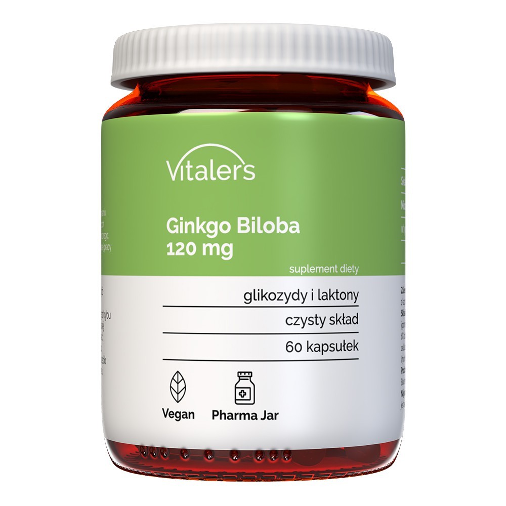 Vitalers - Ginkgo Biloba 120 mg 60 kaps