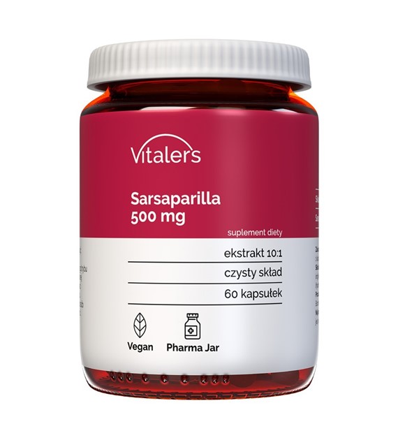 Vitaler's Sarsaparilla 500 mg - 60 Capsules