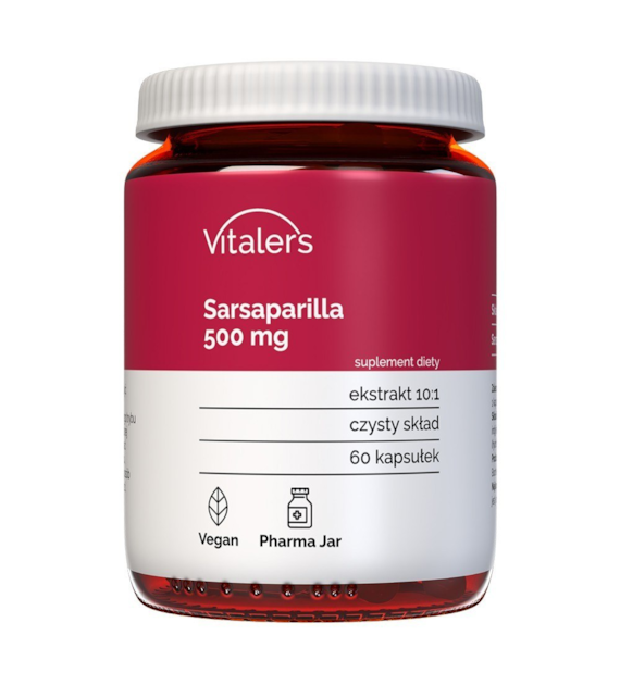 Vitaler's Sarsaparilla 500 mg - 60 kapslí