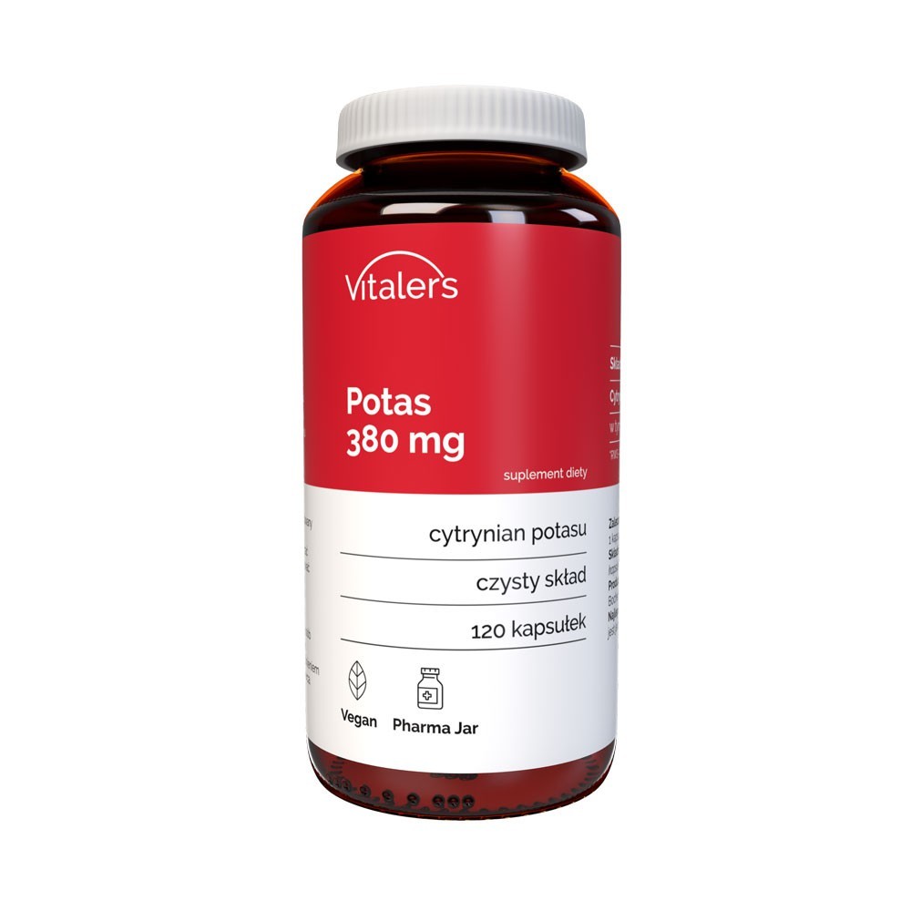 Vitalers - Potas 380 mg 120 kaps