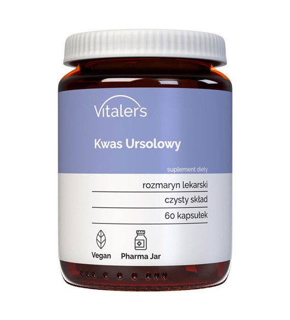 Vitalers - Kwas ursolowy 250 mg 60 kaps