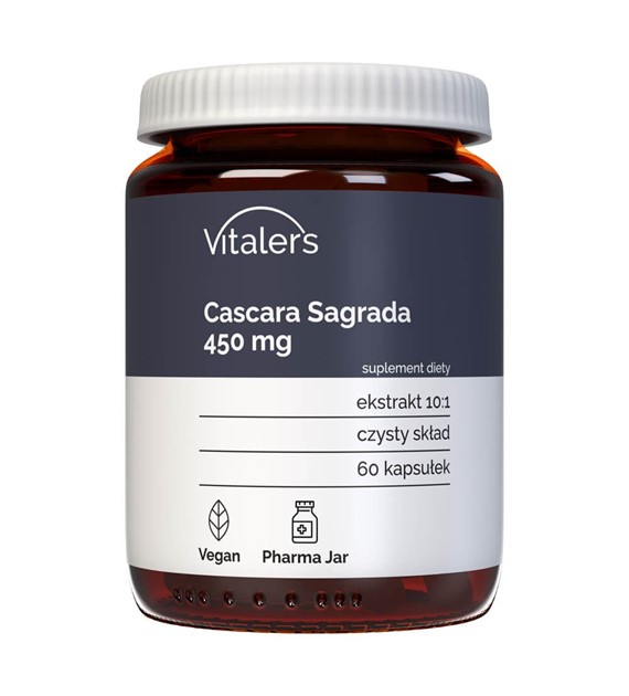 Vitalers - Cascara Sagrada 450 mg 60 kapsułek