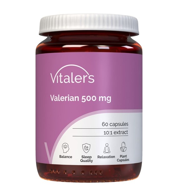 Vitaler's Waleriana (Kozłek lekarski) 500 mg - 60 kapsułek
