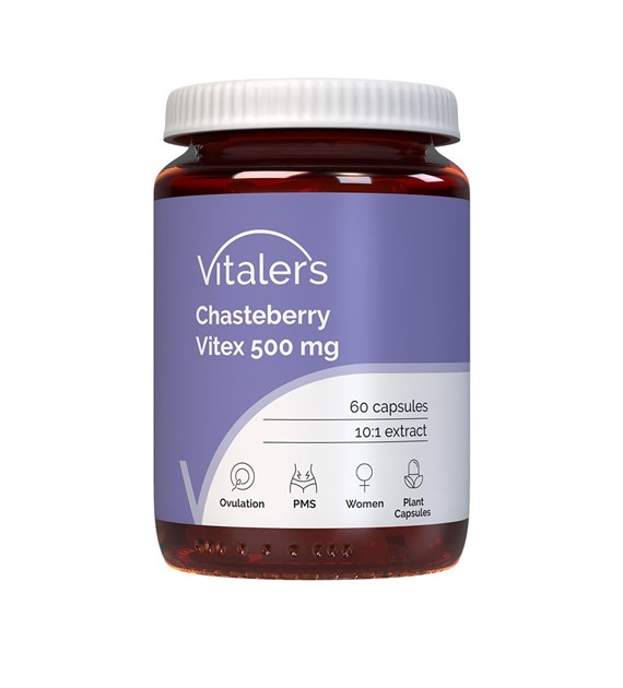 Vitaler's Chasteberry Vitex (Niepokalanek pospolity) 500 mg - 60 kapsułek