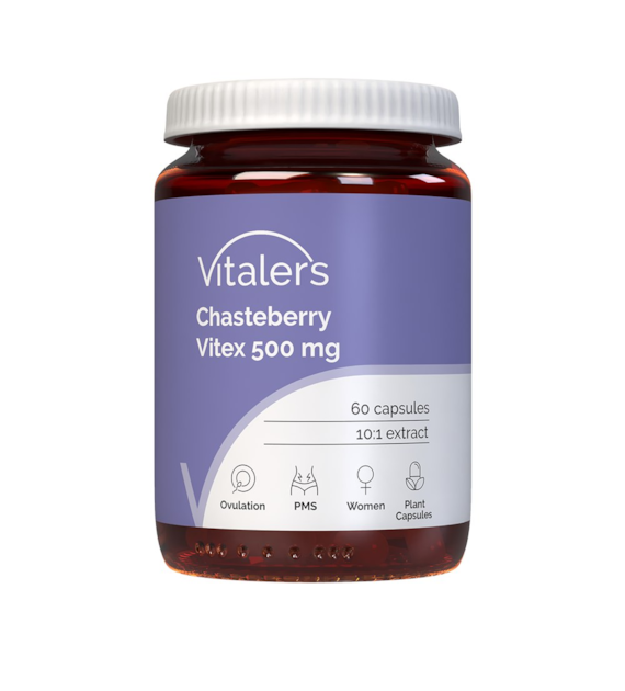 Vitaler's Chasteberry Vitex (Niepokalanek pospolity) 500 mg - 60 kapsułek