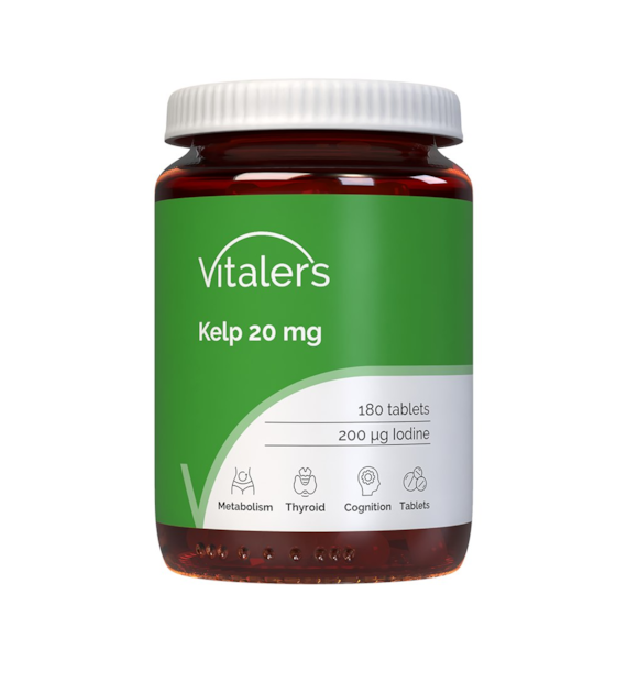 Vitaler's Kelp (Listownica japońska) 20 mg - 180 tabletek