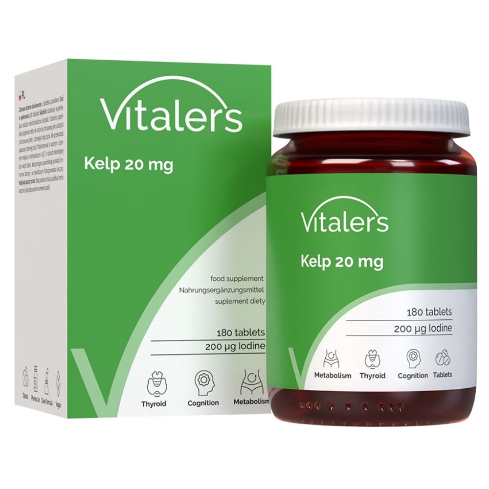 Vitaler's Kelp (Listownica japońska) 20 mg - 180 tabletek