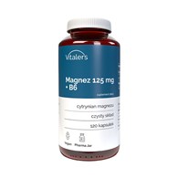 Vitaler's Magnez 125 mg + B6 6 mg - 120 kapsułek