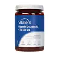 Vitaler's Witamina D3 4000 IU + K2 100 µg - 120 tabletek