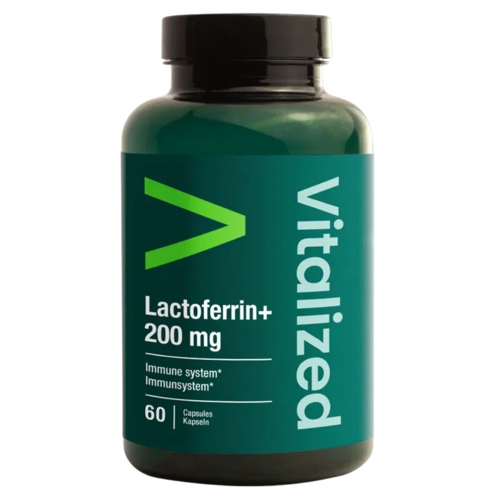 Vitalized Lactoferrin+, Laktoferyna 200 mg - 60 kapsułek
