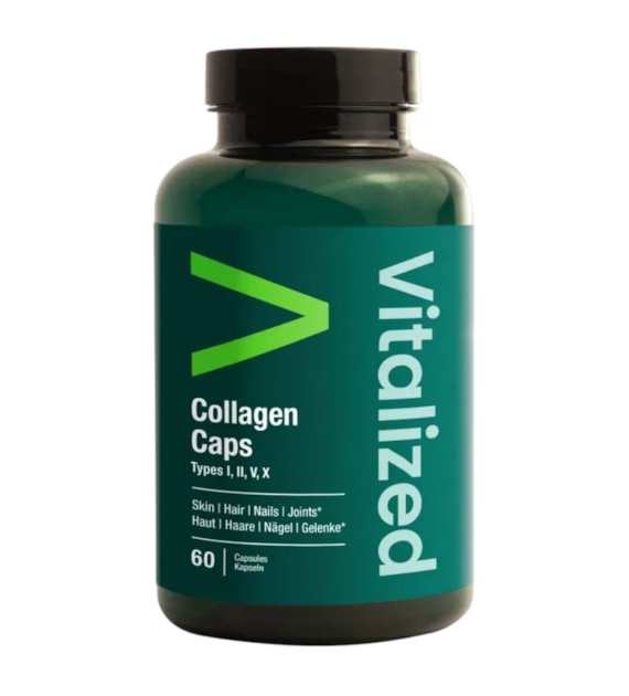 Vitalized Collagen, Kolagen typ I, II, V, X - 60 kapsułek