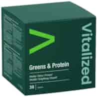 Vitalized Greens & Protein, Superfoods i białko roślinne - 30 saszetek