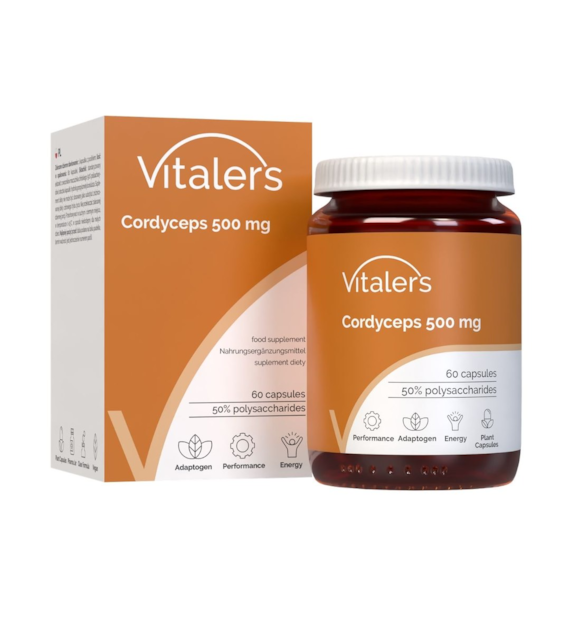 Vitaler's Cordyceps 500 mg - 60 Capsules
