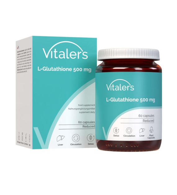 Vitaler's L-Glutathione 500 mg - 60 Capsules