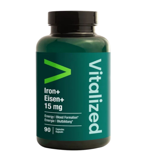 Vitalized Iron+, Żelazo 15 mg - 90 kapsułek