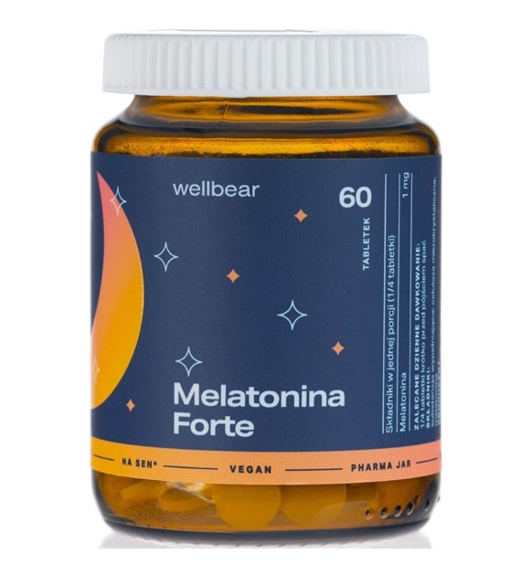 Wellbear Melatonina forte 4mg - 60 tabletek