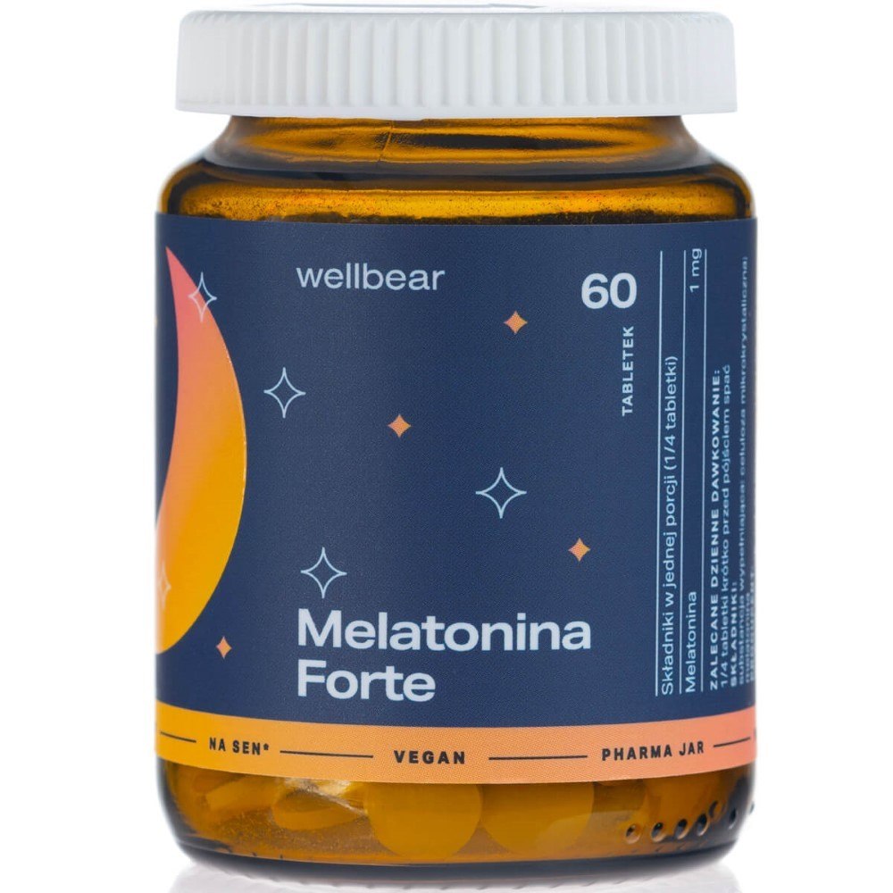 Wellbear Melatonina forte 4mg - 60 tabletek