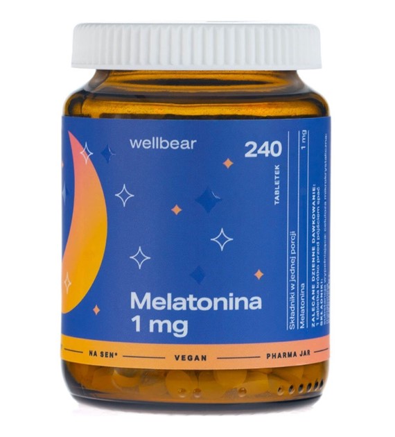 Wellbear Melatonina 1 mg - 240 tabletek