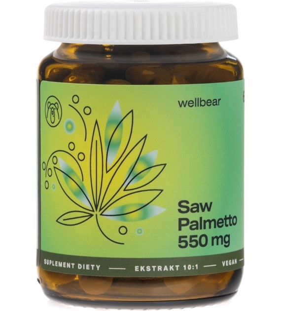 Wellbear Saw Palmetto 550 mg - 60 kaps
