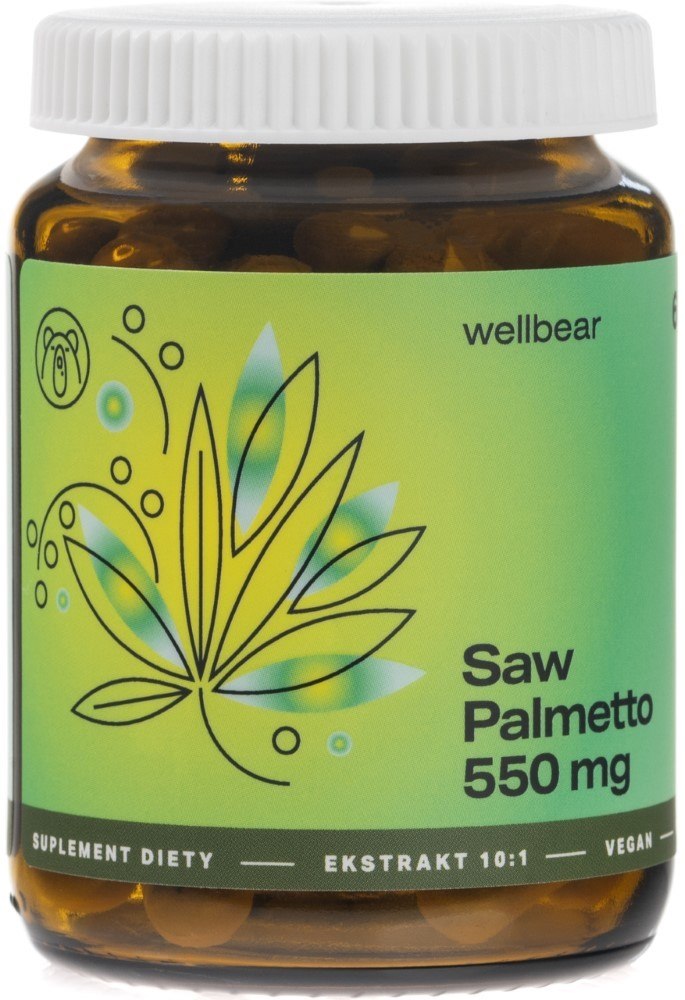 Wellbear Saw Palmetto 550 mg - 60 kaps
