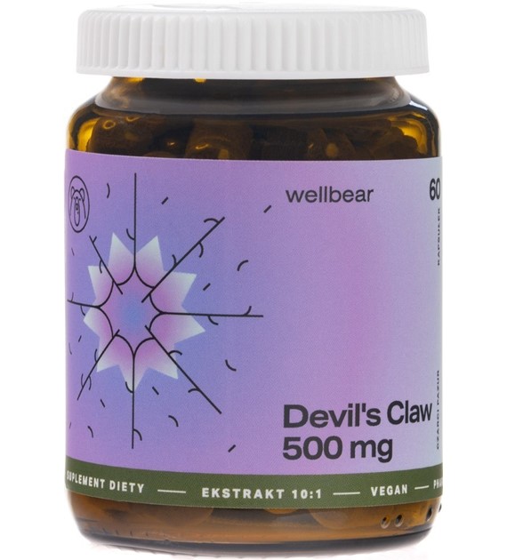 Wellbear Devil's Claw 500 mg - 60 kapsułek