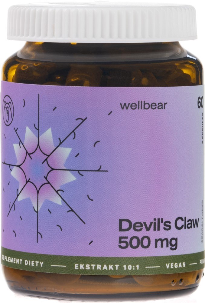 Wellbear Devil's Claw 500 mg - 60 kapsułek