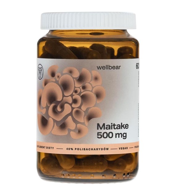 Wellbear Maitake (Żagwica listkowata) 500 mg - 60 kapsułek