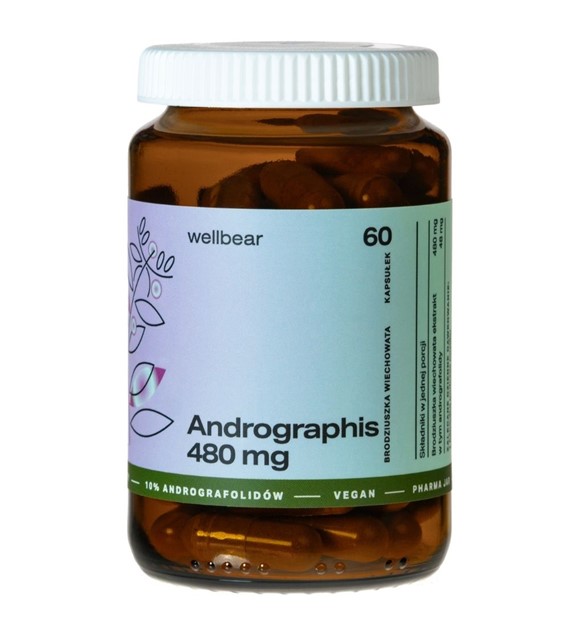 Wellbear Andrographis 480 mg - 60 kapsułek