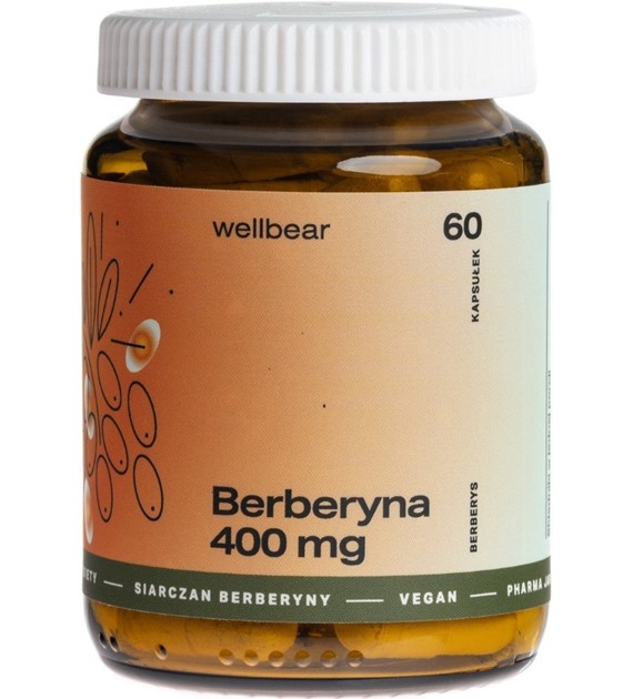 Wellbear Berberyna (Berberys) 400 mg - 60 kapsułek