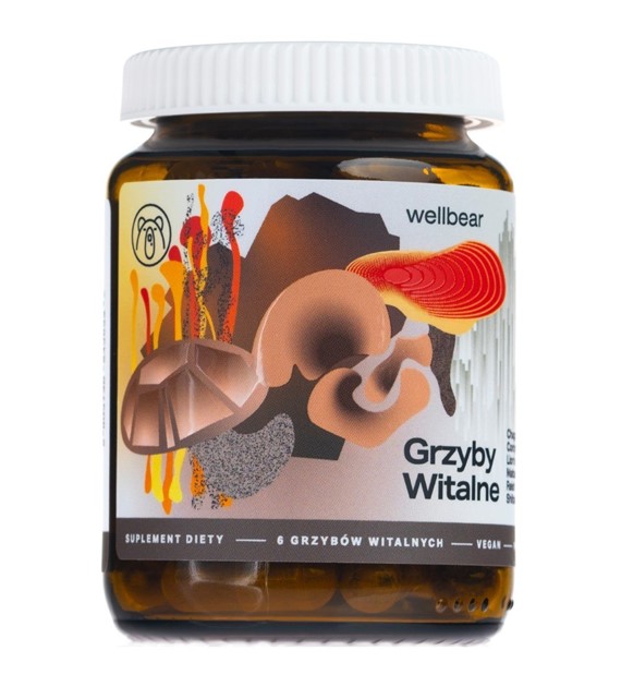 Wellbear Grzyby witalne - 60 kapsułek
