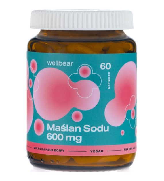 Wellbear Maślan sodu - 60 kapsułek