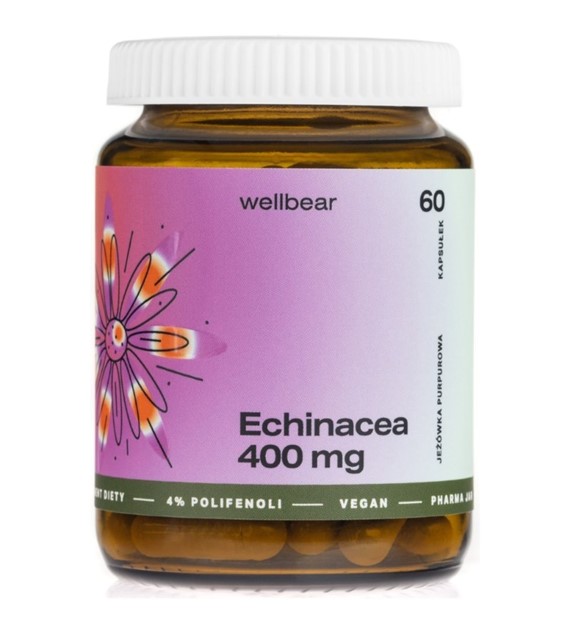 Wellbear Echinacea (Jeżówka purpurowa) 400 mg - 60 kapsułek