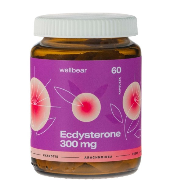 Wellbear Ecdysterone (Ekdysteron) 300 mg - 60 kapsułek