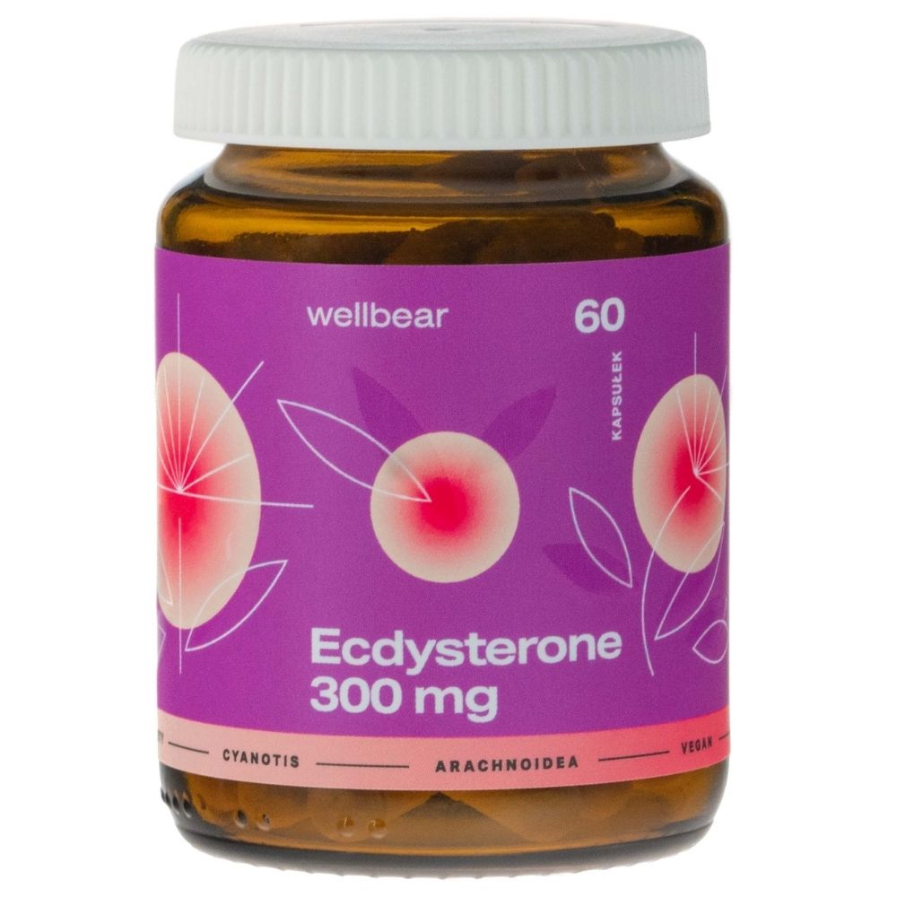 Wellbear Ecdysterone (Ekdysteron) 300 mg - 60 kapsułek