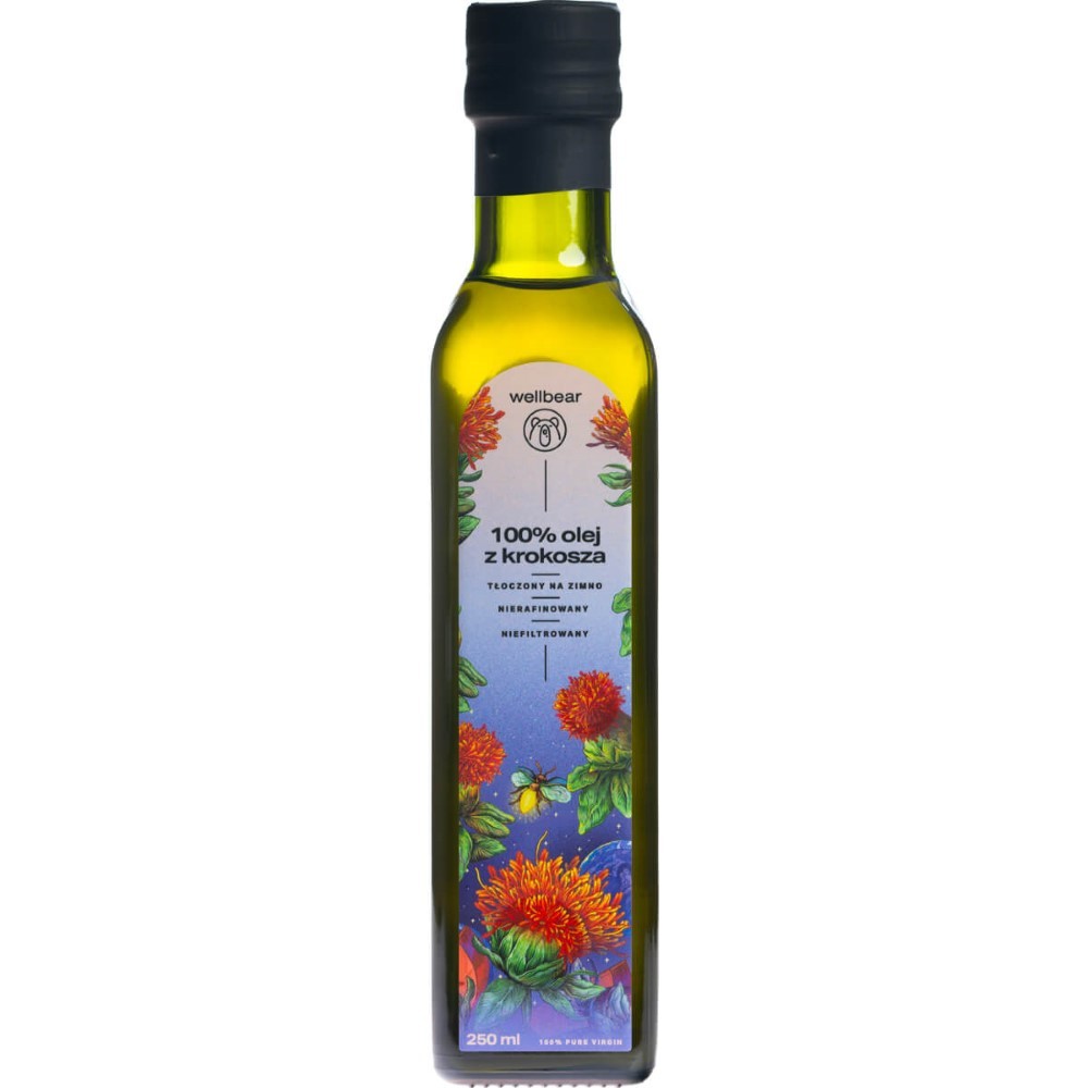 Wellbear Olej z krokosza zimnotłoczony - 250 ml