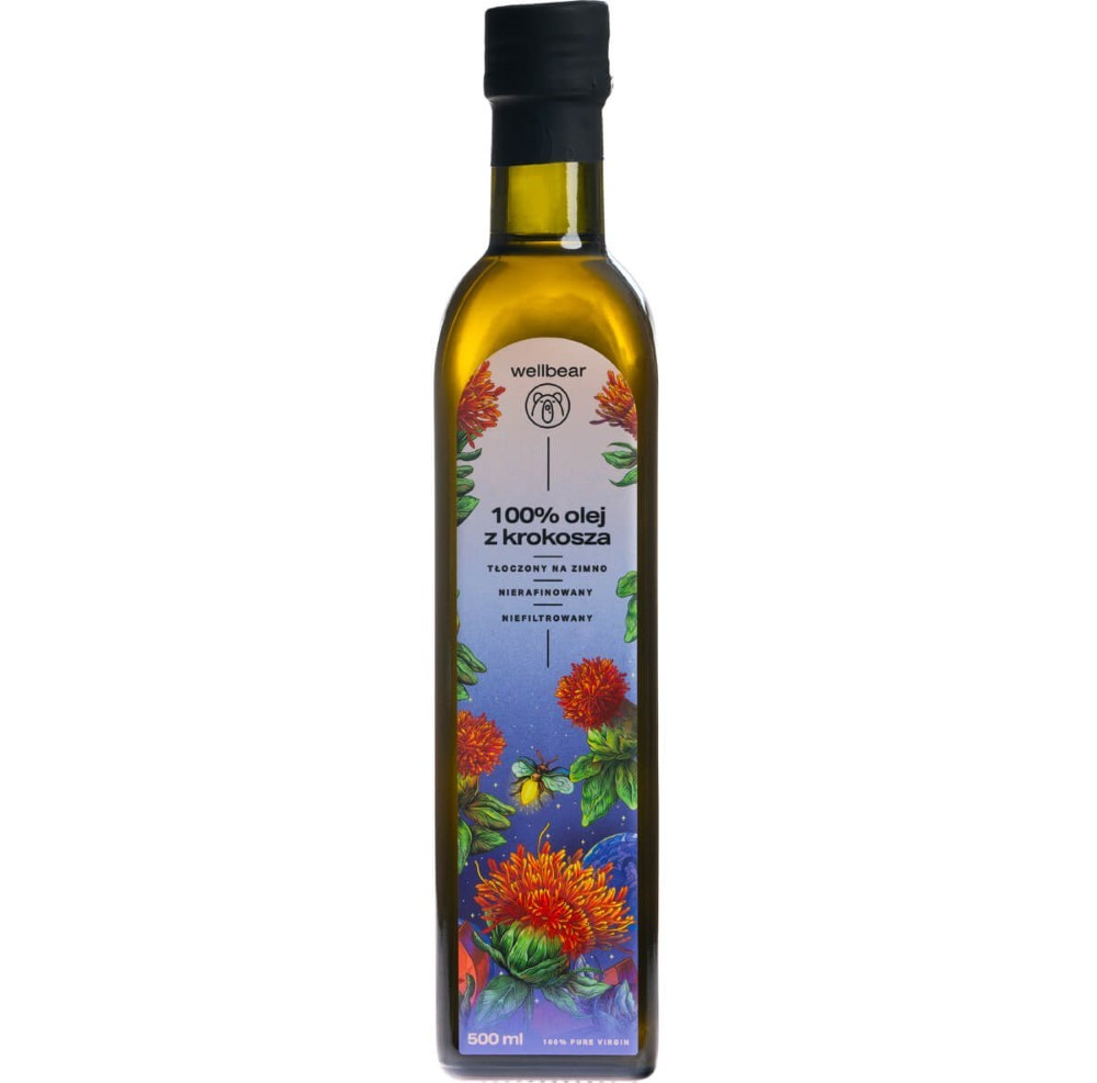 Wellbear Olej z krokosza zimnotłoczony - 500 ml
