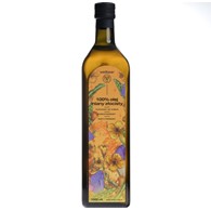 Wellbear Olej lniany złocisty zimnotłoczony - 1000 ml