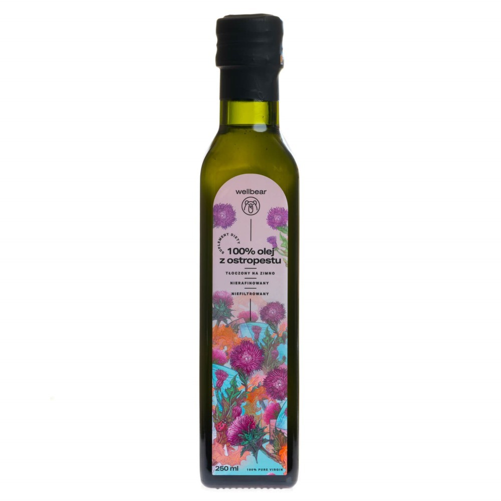 Wellbear Olej z ostropestu zimnotłoczony - 250 ml